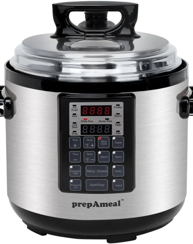 6QT 8-in-1 Electric Pressure Cooker Multi-Functional Programmable Non-Stick Pot, Slow Cooker, Rice, Warmer, 6 Quart