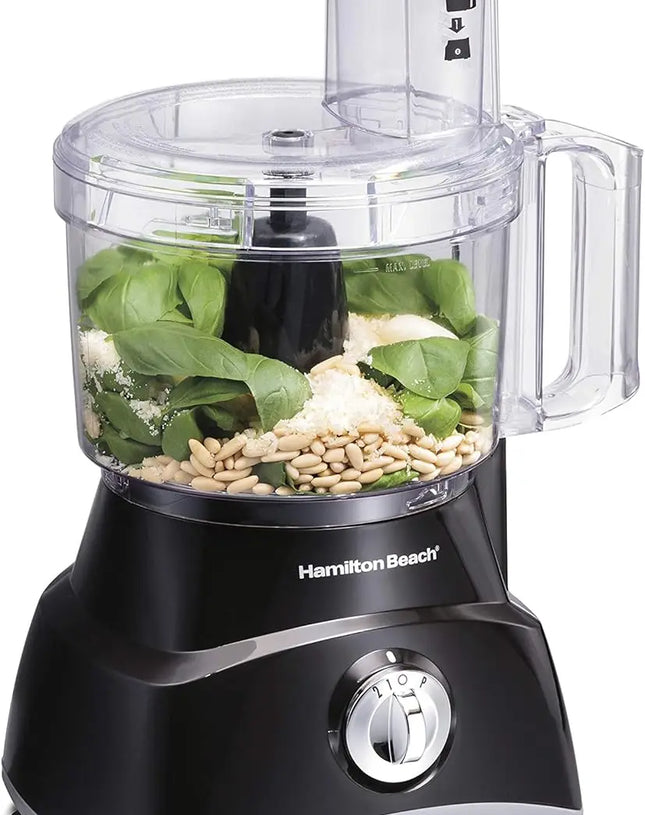 Food Processor & Vegetable Chopper for Slicing, Shredding, Mincing, and Puree, 8 Cup, Black