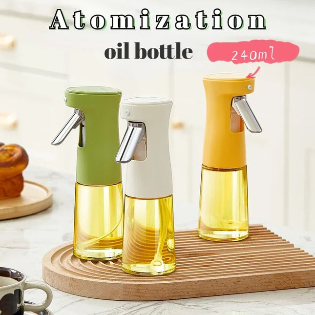 Oil Spray Bottle Cooking Glass Oil Spray Kitchen Cooking Dispenser Airfryer BBQ Baking Containers Oil Dispenser kitchen bottle