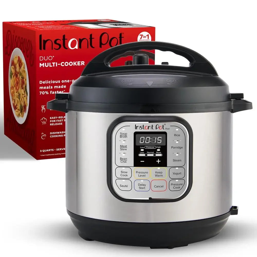 7-in-1 Electric Pressure Cooker Steamer Slow Cooker Rice Maker Sauté Yogurt Warmer Sterilizer Includes Free Recipe App