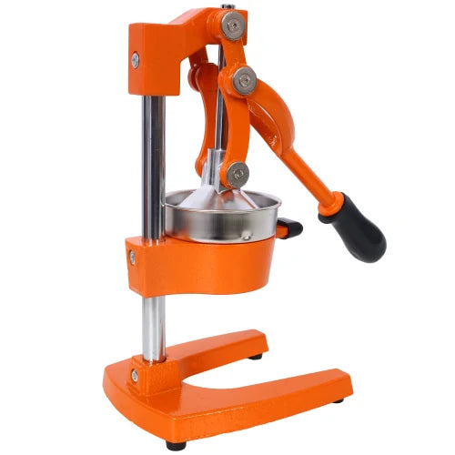 Cast Iron Citrus Juicer , Extra-Large Commercial Grade Manual Hand Press , Heavy Duty Countertop Squeezer for Fresh Orange Juice