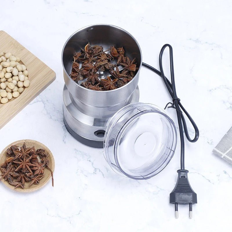 Mini Electric Grinder Household 300ml Ultrafine Baby Food Pulverizer Coffee Grinder Spice Pepper Grinder Grain Mill 4 Blades