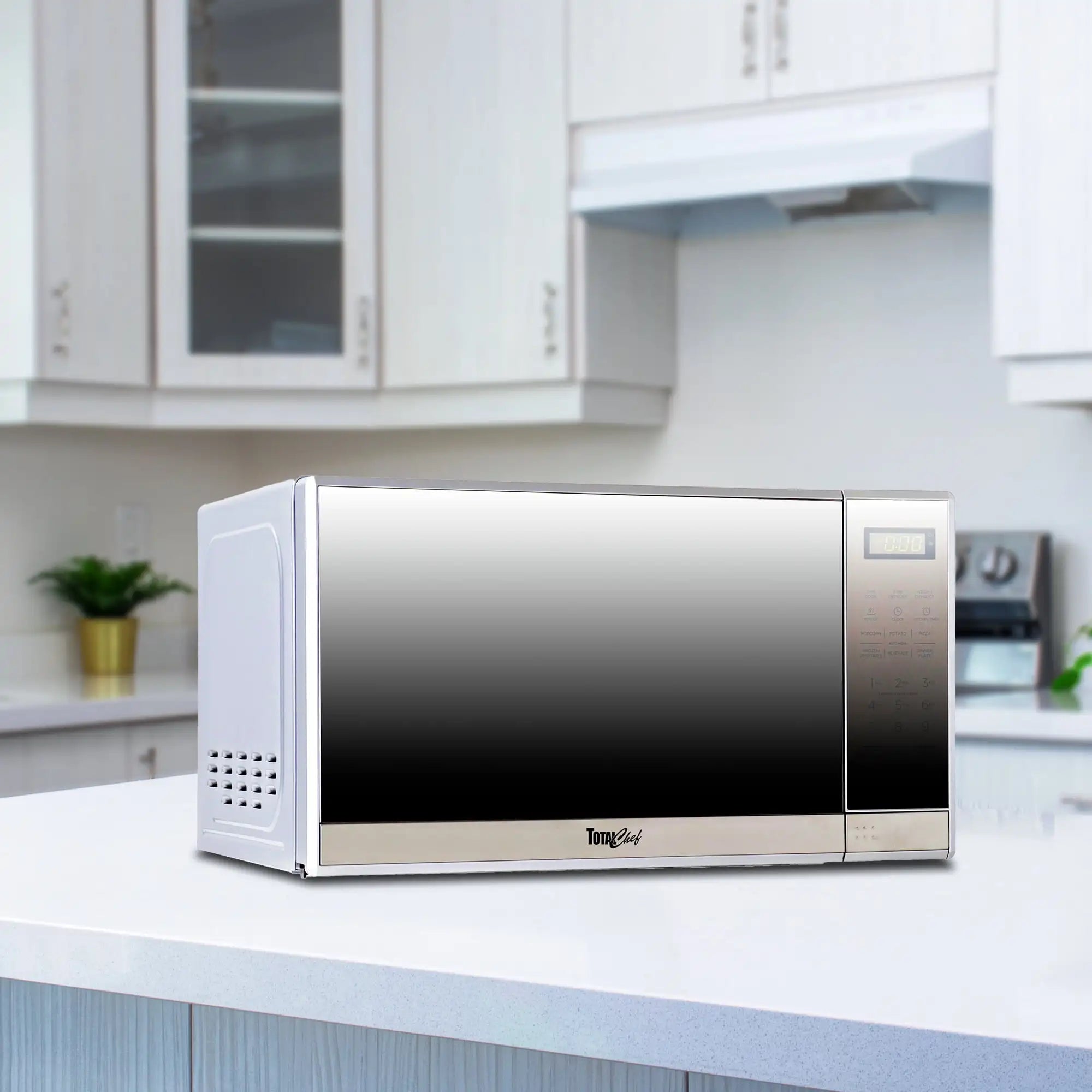 700W Microwave Oven, 0.7 Cu Ft, Digital Touchscreen, 6 Cooking Modes