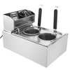 Electric Noodle Cooker Noodle Pasta Cooker Machine Rustproof Kitchen Cooking Utensils for Spaghetti Soup Fried Snacks Kind