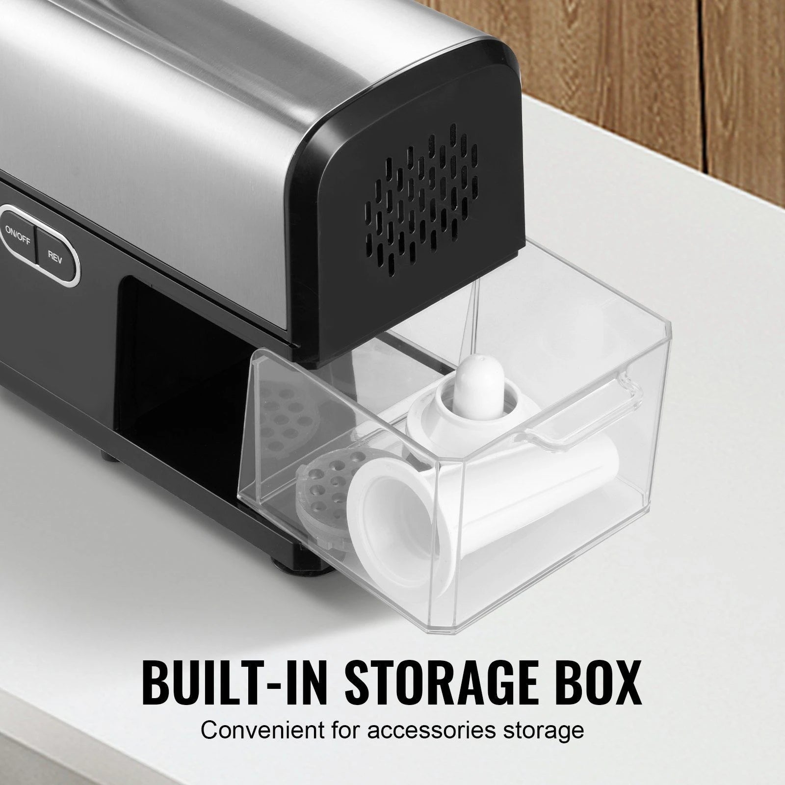 Electric Meat Grinder 4.2 Lbs/Min Sausage Stuffer Maker for Home Kitchen,Fast Meat Grinding,Electric Meat Grinder