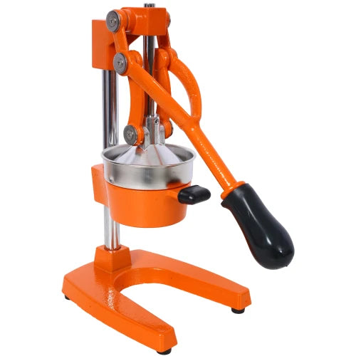 Cast Iron Citrus Juicer , Extra-Large Commercial Grade Manual Hand Press , Heavy Duty Countertop Squeezer for Fresh Orange Juice