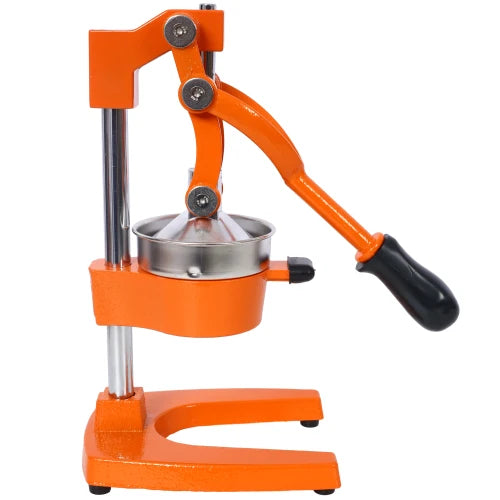Cast Iron Citrus Juicer , Extra-Large Commercial Grade Manual Hand Press , Heavy Duty Countertop Squeezer for Fresh Orange Juice