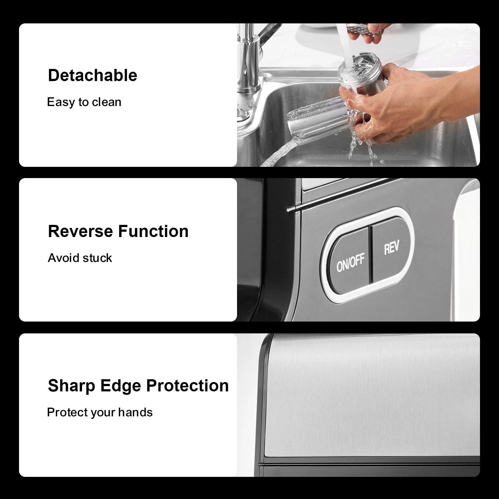 Electric Meat Grinder 4.2 Lbs/Min Sausage Stuffer Maker for Home Kitchen,Fast Meat Grinding,Electric Meat Grinder