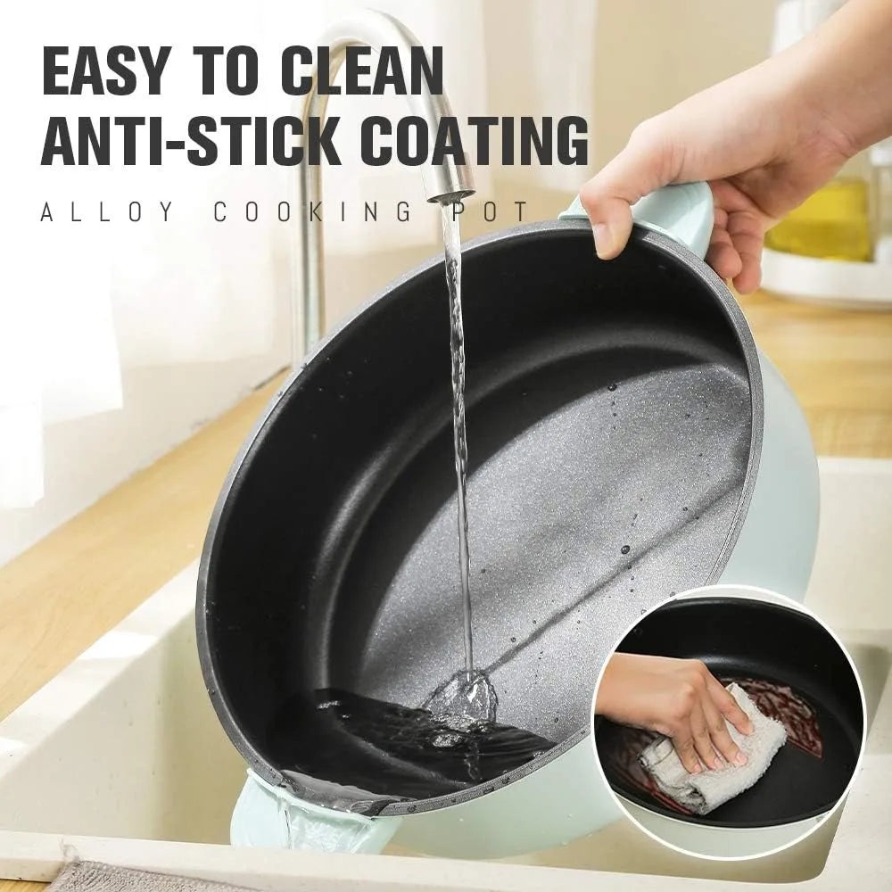 Hot Pot Electric with Induction Cooker Non-Stick Electric Skillet,Electric Pot for Cooking Burner with Shabu Shabu Pot Enjoy