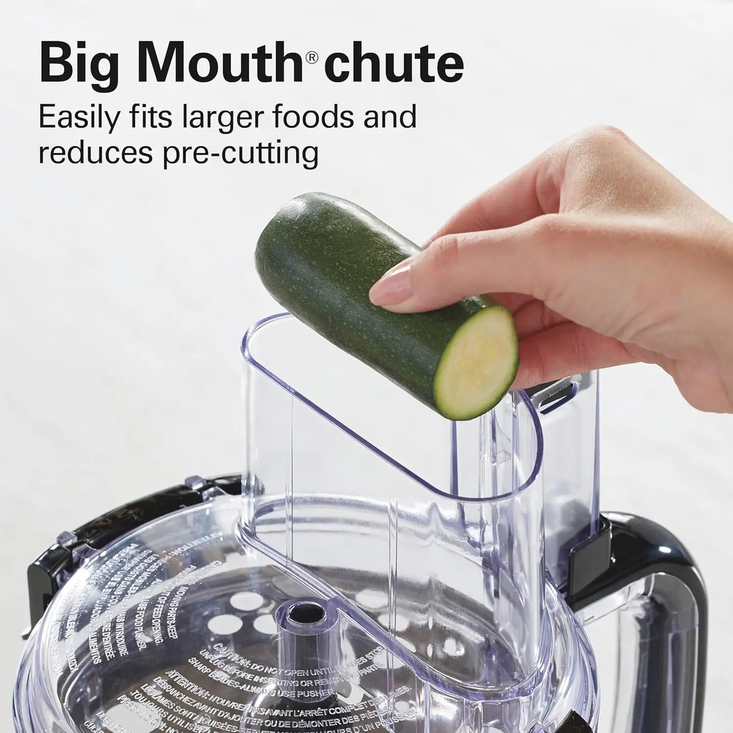 Food Processor and Vegetable Chopper, BPA Free, Stainless Steel Blades, 12 Cup Bowl, 2-Speed 450 Watt Motor, Black (70725A)