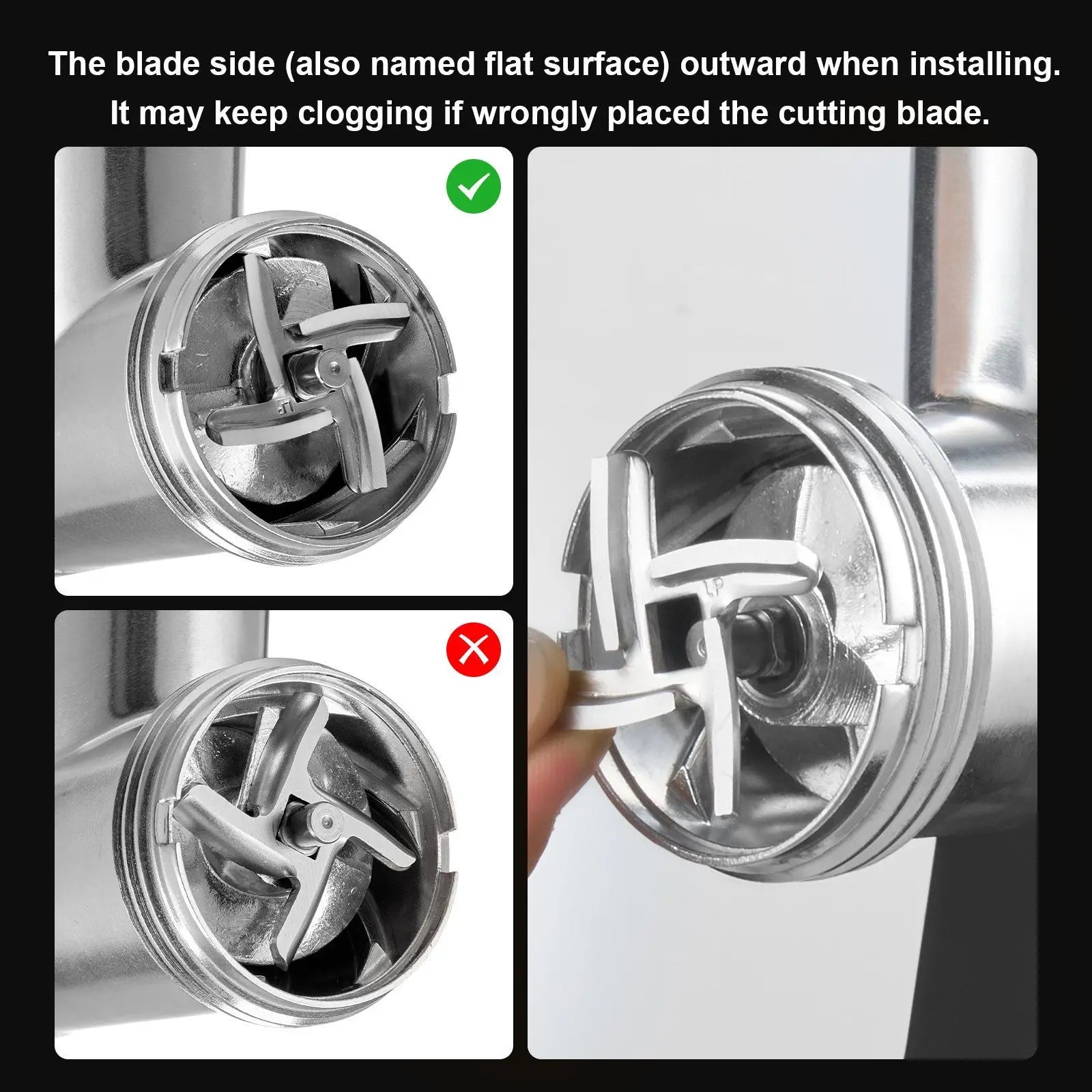 Electric Meat Grinder 4.2 Lbs/Min Sausage Stuffer Maker for Home Kitchen,Fast Meat Grinding,Electric Meat Grinder